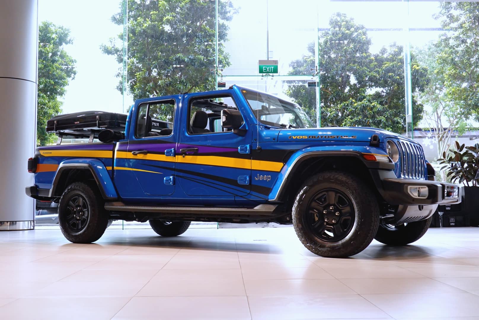 Gladiator in Jeep Singapore showroom